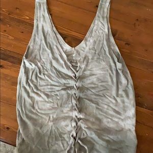 Soft and sexy tie up tank